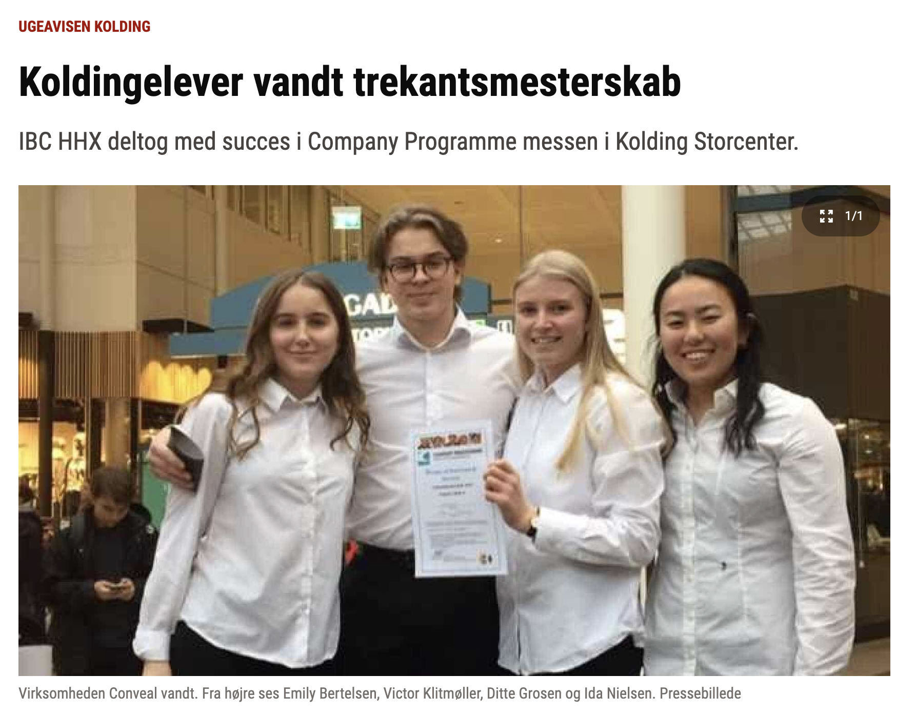 Ugeavisen Kolding artikel